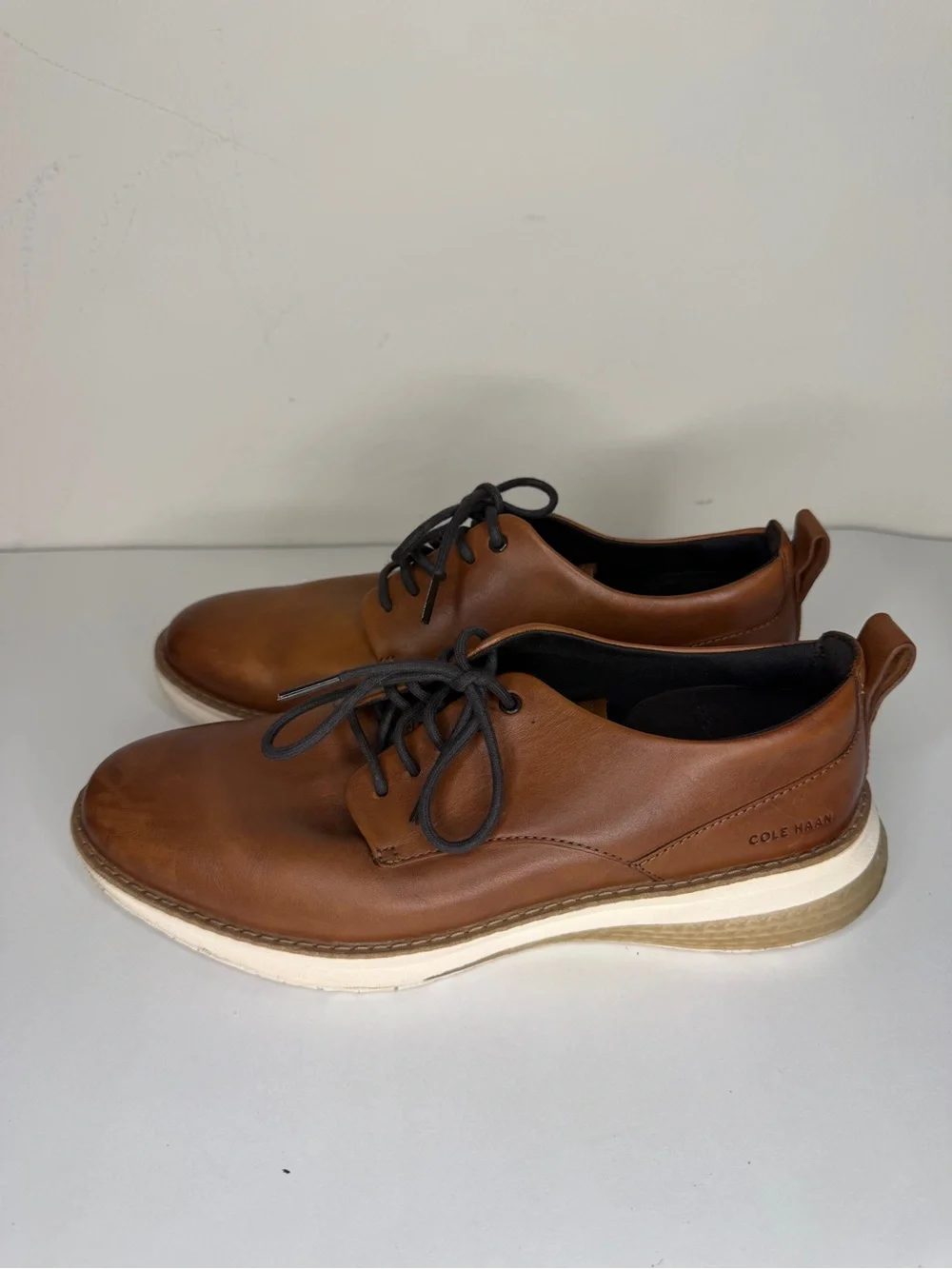 Cole Haan C42136 Oxfords Casual Dress Shoes Men’s Size 8M Brown Leather